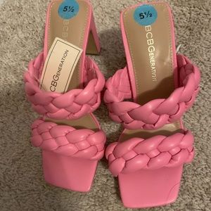 Bcbgeneration heels. Color pink. Size 5.5